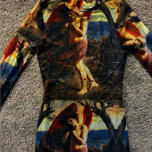 AKIRA brand Woman’s size small Watercolor painting dress Like new condition - Picture 8 of 16